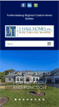 Mobile Screenshot of jhallhomes.com